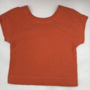 Madewell Double-Gauze Popover Top